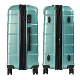 Olympus 3PC Artemis Luggage Set Hard Shell ABS+PC - Electric Teal - Low Angle