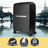 Olympus Astra 24in Lightweight Hard Shell Suitcase - Obsidian Black - Extra Image