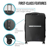 Olympus Astra 24in Lightweight Hard Shell Suitcase - Obsidian Black - Extra Image