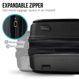 Olympus Astra 29in Lightweight Hard Shell Suitcase - Obsidian Black - Extra Image