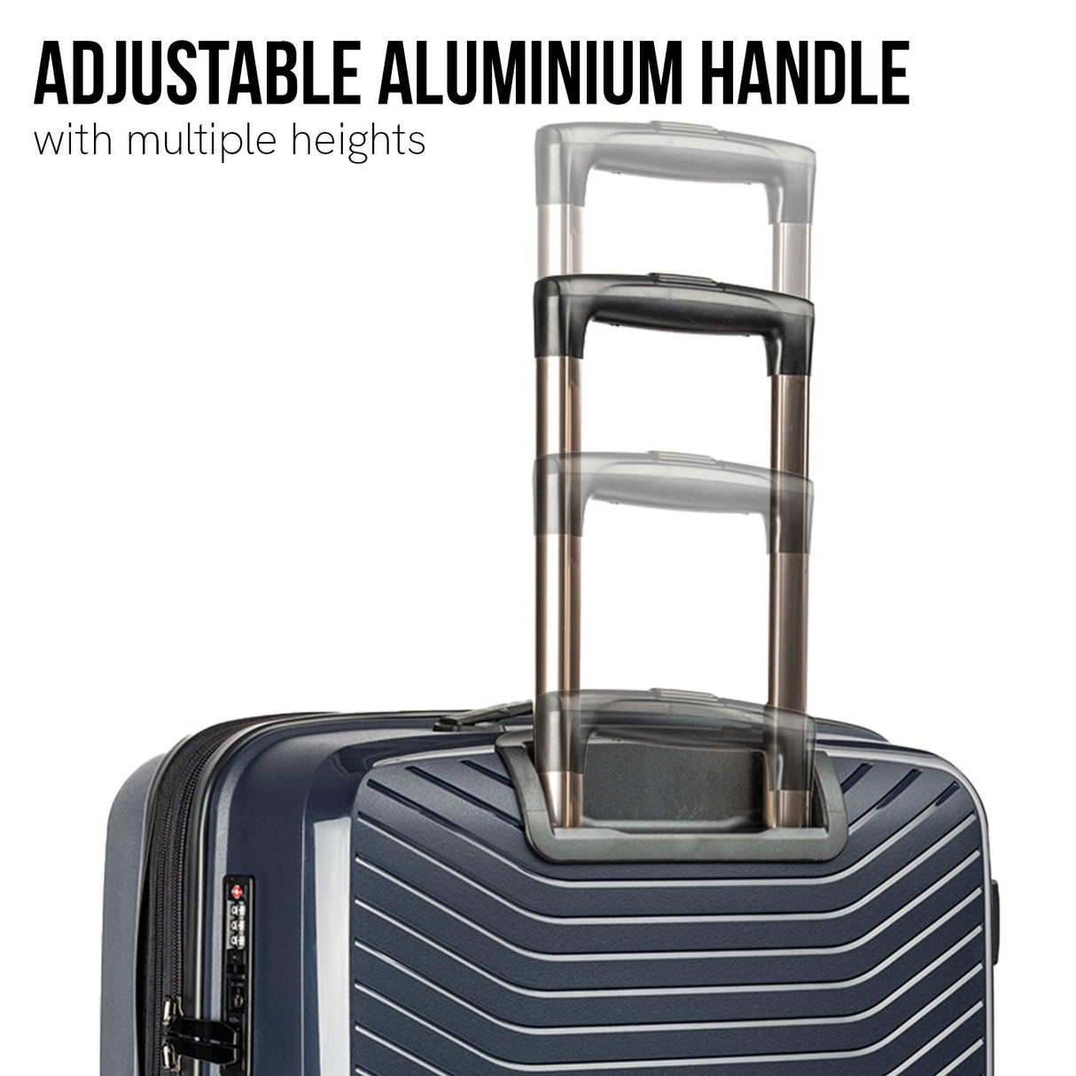 Olympus Astra 29in Lightweight Hard Shell Suitcase - Aegean Blue