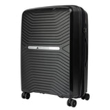 Olympus 3PC Astra Luggage Set Hard Shell Suitcase - Obsidian Black - Extra Image
