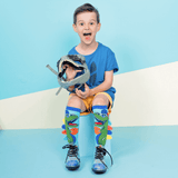 MADMIA Dinosaur Socks With Spikes Kids & Adults Age 6 - 99 - Side View