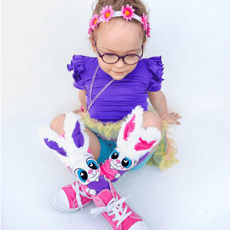 MADMIA Funny Bunny Socks With Ears Toddler Ages 3 - 5-1954803048534642694