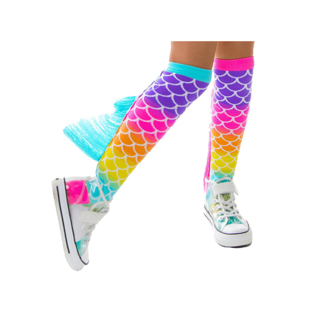 MADMIA Mermaid Socks With Tassles Kids & Adults Age 6 - 99-2006733342640312322