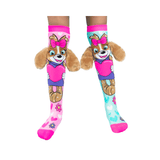 MADMIA Puppy Love Socks With Ears Kids & Adults Age 6 - 99 - Front View
