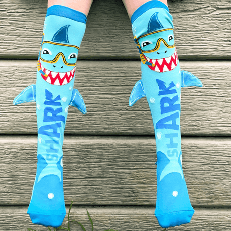 MADMIA Shark Socks With Spikes Toddler Ages 3 - 5-1954803049369309185