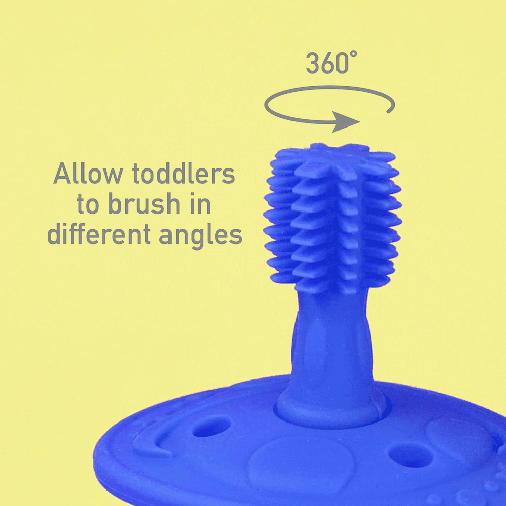 Marcus & Marcus -12M+ Self Training 360' Toothbrushes Ollie the Elephant green-1954803148111613954