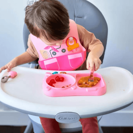 Marcus & Marcus - Creative Plate Suction Plate Pocky Pink-1954803147402776583