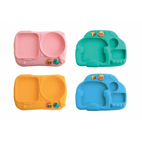 Marcus & Marcus - Creative Plate Suction Plate Lola Yellow-1954803147583131653