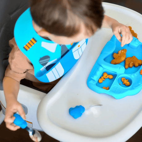 Marcus & Marcus - Creative Plate Toddler Mealtime Set Lola Yellow-1954803147943841794