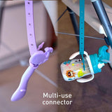Marcus & Marcus- Flip N Strap Ollie the Elephant green - Top-Down View