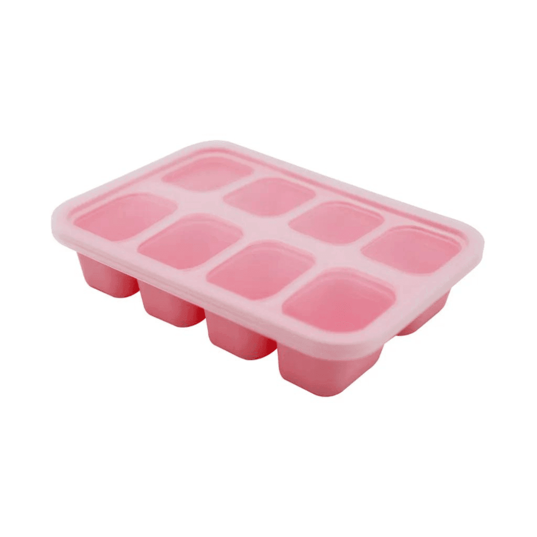 Marcus & Marcus-Food Cube Tray (1 o.z. x 8) Pocky the Pig-Pink-1954803148795285504