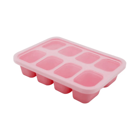 Marcus & Marcus-Food Cube Tray (1 o.z. x 8) Pocky the Pig-Pink-1954803148795285504