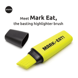 Mark-Eat!  Silicone Pastry/Basting Brush - Front View