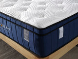 Cool Gel Memory Foam Mattress 5 Zone Latex 34cm - King - Rear View