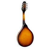 Karrera Traditional Mandolin Guitar - Sunburst - Top-Down View