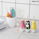 MEGA TEN 360-Degree Kids Electric Toothbrush with LED Light 4Yrs+ Black Cat-2006733475843018759