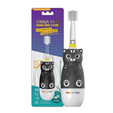 MEGA TEN 360-Degree Kids Electric Toothbrush with LED Light 4Yrs+ Black Cat-2006733475843018752