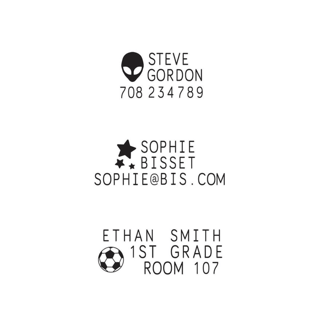 Mine Stamp Custom Name Stamp Ink Refill-1954803119942668289