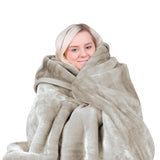 Laura Hill 600-GSM Mink Blanket Queen Size Double-Sided Soft Plush Bed Faux Throw Rug 220 X 240