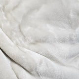 Laura Hill XL Double-Sided Oversized Faux Mink Blanket 305x305cm Beige - Extra Image