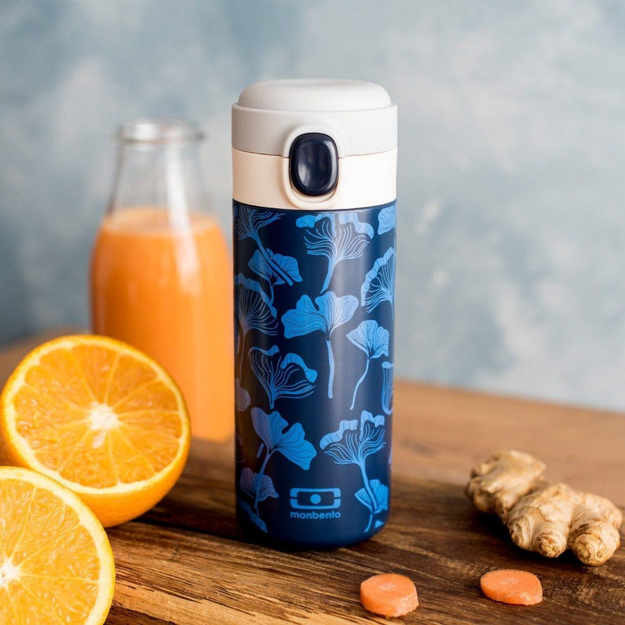 Monbento MB Pop Graphic 360ML Insulated bottle - Ginkgo Ginkgo-2006733345085591556