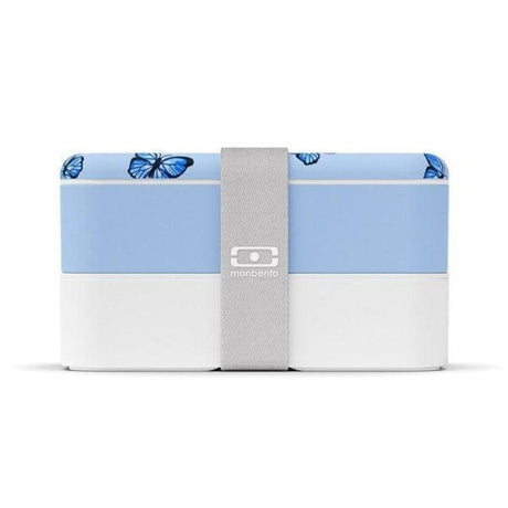 Monbento Original Graphic 1L Lunch Bento Box- Blue Butterfly Blue Butterfly-2006733335392555011