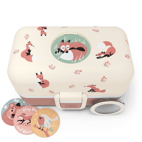 Monbento Tresor Graphic Kids's Bento Box- Cinnamon Fox Cinnamon Fox-1954803050740846593