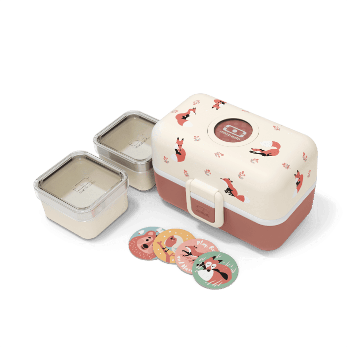 Monbento Tresor Graphic Kids's Bento Box- Cinnamon Fox Cinnamon Fox-1954803050740846594
