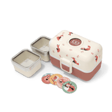 Monbento Tresor Graphic Kids's Bento Box- Cinnamon Fox Cinnamon Fox - Front View