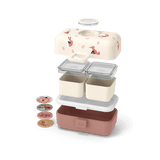 Monbento Tresor Graphic Kids's Bento Box- Cinnamon Fox Cinnamon Fox - Side View