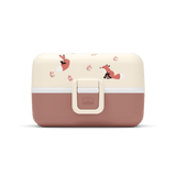 Monbento Tresor Graphic Kids's Bento Box- Cinnamon Fox Cinnamon Fox - Top-Down View