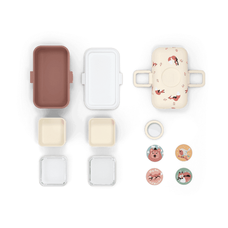 Monbento Tresor Graphic Kids's Bento Box- Cinnamon Fox Cinnamon Fox-1954803050740846597