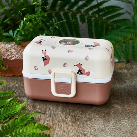 Monbento Tresor Graphic Kids's Bento Box- Cinnamon Fox Cinnamon Fox-1954803050740846598