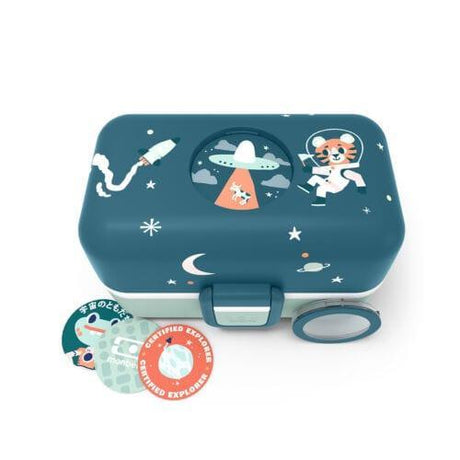 Monbento Tresor Graphic Kids's Bento Box- Cosmic Blue Cosmic Blue-1954803050392719361