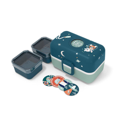 Monbento Tresor Graphic Kids's Bento Box- Cosmic Blue Cosmic Blue-1954803050392719364