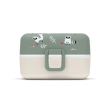 Monbento Tresor Graphic Kids's Bento Box- Green Raccoon Green Raccoon