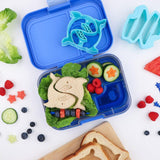 MONTII.CO Lunch Punch Sandwich Cutters | Shark - Top-Down View