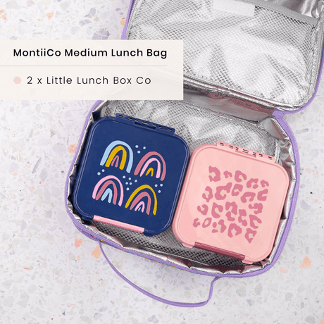 MONTII.CO Medium Insulated Lunch Bag - Pixels-1954803121498755079