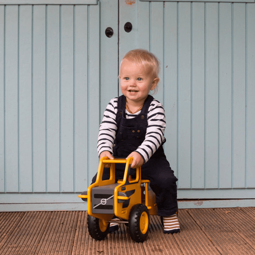 Moover Volvo Ride- On Truck- Yellow-1954803122111123460