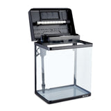 21L Complete Aquarium Kit With Bio Filter System LED Kit Curved Design - Side View
