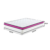Laura Hill Memory Foam Cool Gel Infused King Mattress - Side View