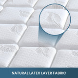 Laura Hill Memory Foam Cool Gel Infused King Mattress - Low Angle