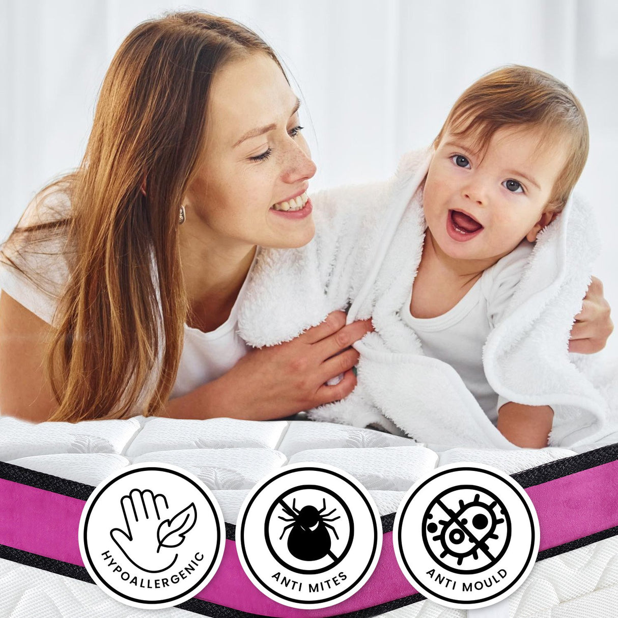 Laura Hill Memory Foam Cool Gel Infused King Mattress