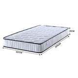 Laura Hill Pocket Spring Mattress - King Single - Side View
