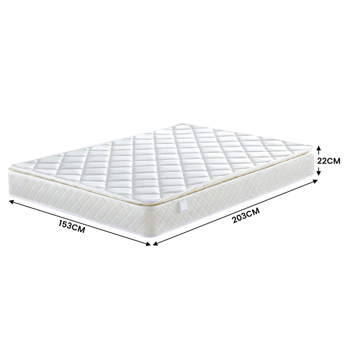 Laura Hill Pillow Top Pocket Spring 22in Mattress - Queen