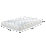 Laura Hill Pillow Top Pocket Spring 22in Mattress - Queen - Side View
