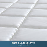Laura Hill Pillow Top Pocket Spring 22in Mattress - Queen - Low Angle