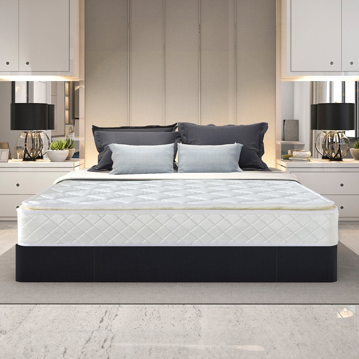 Laura Hill Pillow Top Pocket Spring 22in Mattress - Queen
